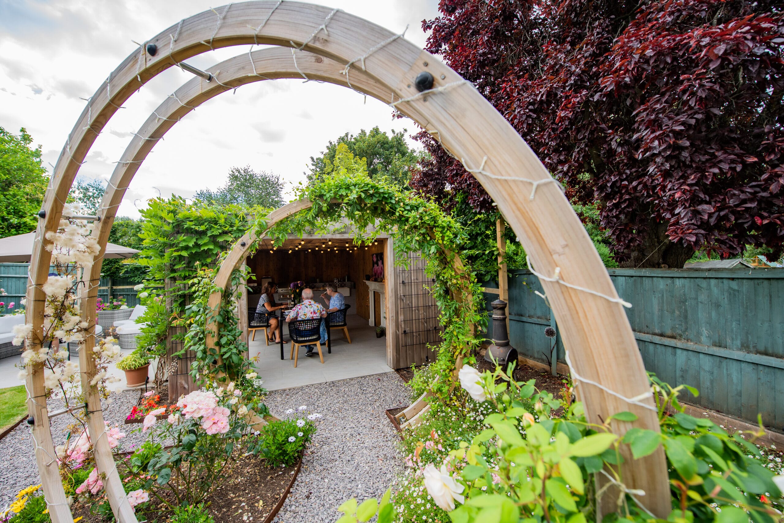 Cheltenham garden design moon gates