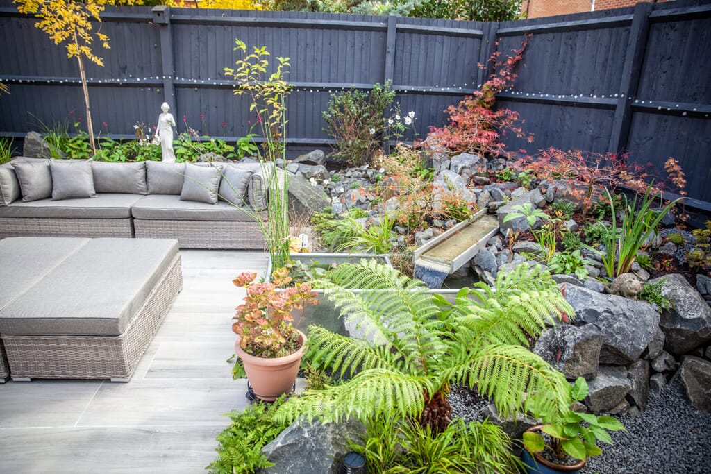 Luxury garden design in Gloucestershire