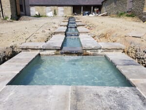 long water feature