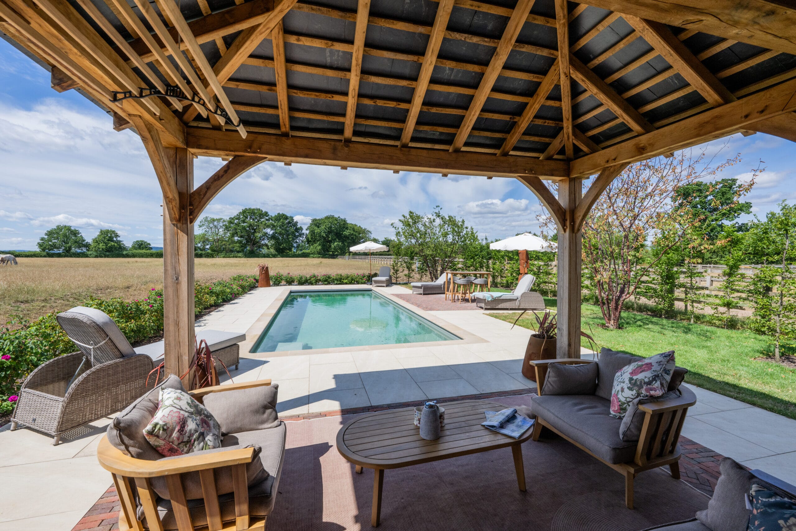 Swimming pool design and consttruction on the Cotswolds